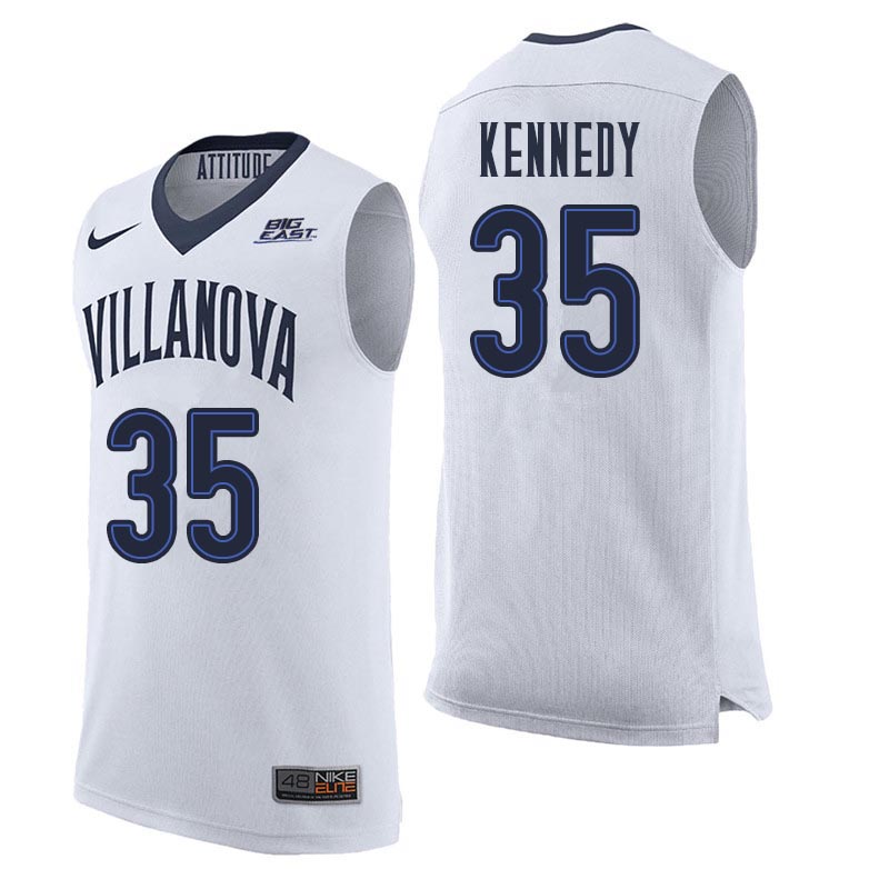 Men Villanova Wildcats #35 Matt Kennedy College Basketball Jerseys Sale-White - Click Image to Close